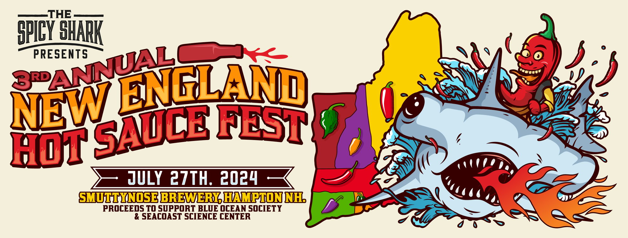3 RD - New England Hot Sauce Fest - Facebook Cover